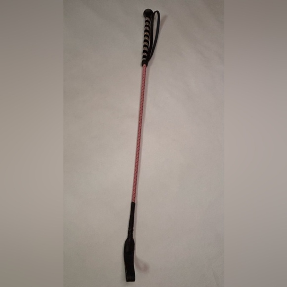 Equestrian Pink Sparkle Riding Crop